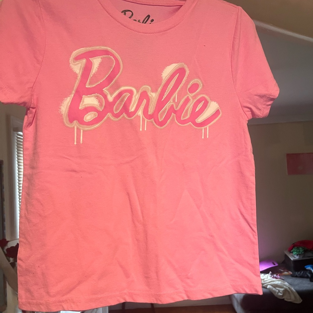 Barbie Kids Tee in Bright Pink